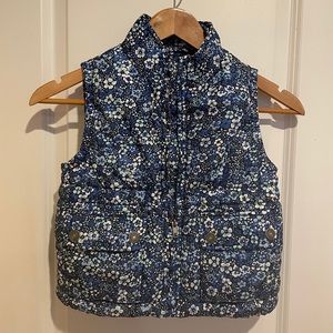 Gap Kids Puffer Floral Vest